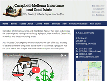 Tablet Screenshot of campbellmellema.com